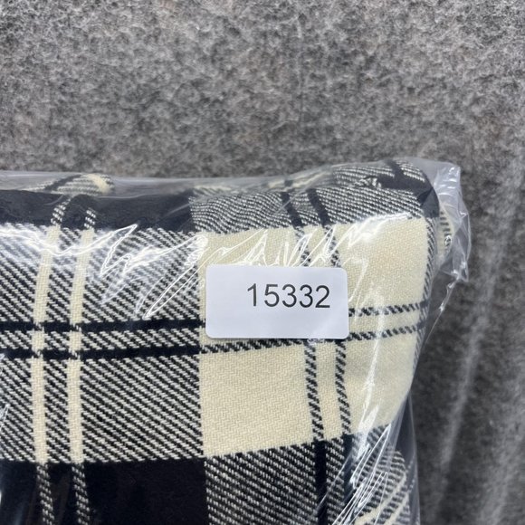 Abercrombie & Fitch Blazer Men Medium White Black Button Jacket Plaid Wool - Picture 13 of 13